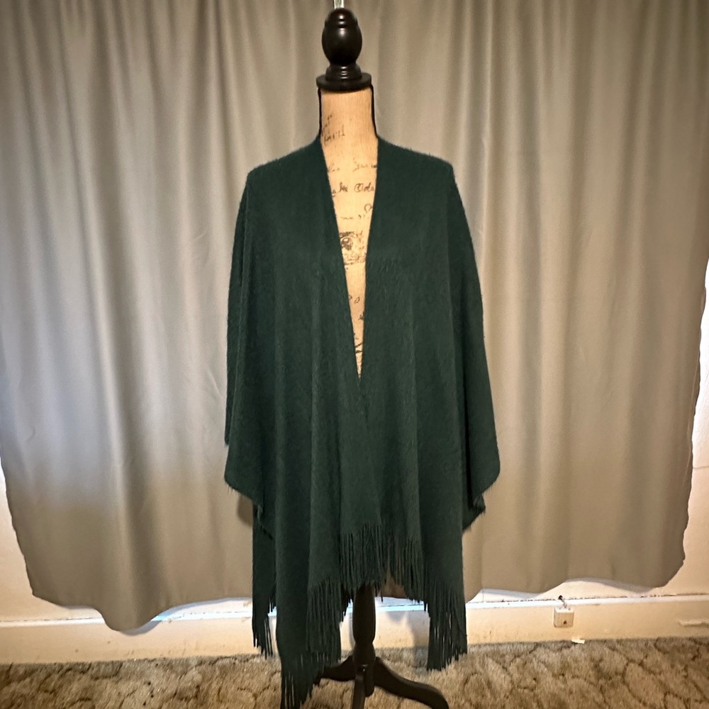 LC Lauren Conrad Green Cape Jacket